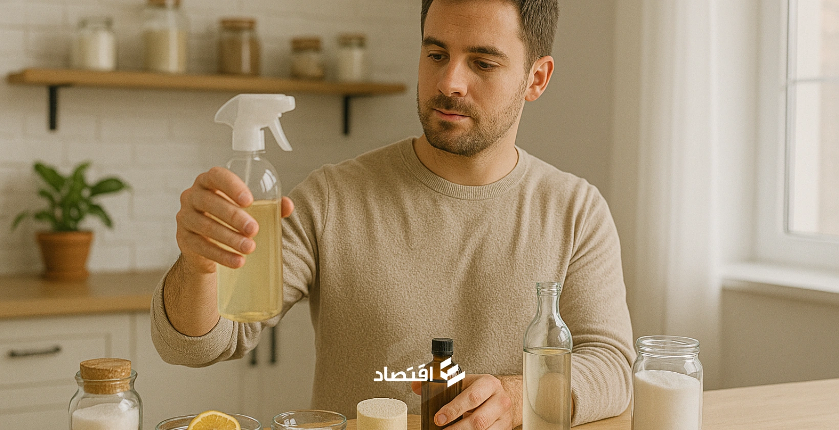 مشروع بيع منتجات تنظيف منزلية طبيعية