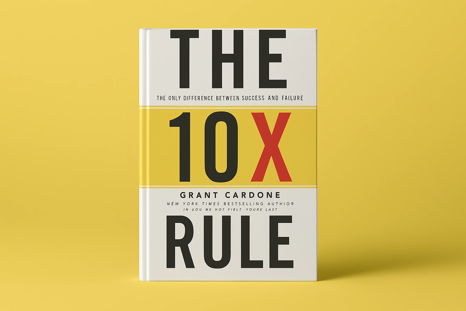 ملخص كتاب “قاعدة 10X” لـ غرانت كاردون